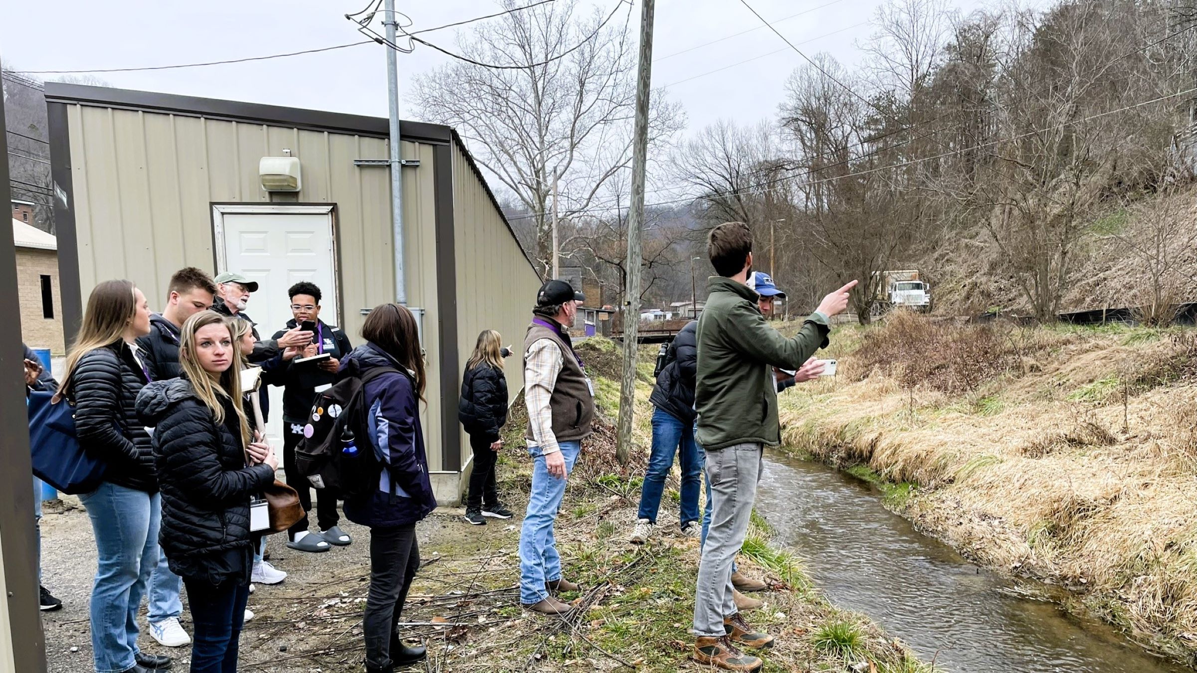 Fleming-Neon was one of many small rural communities in Eastern Kentucky that were devastated by floods in July 2022. Landscape architect students in their senior capstone studio worked with community members to develop a diverse range of designs to rebuild for the future. Photo provided by Jordan Phemister.