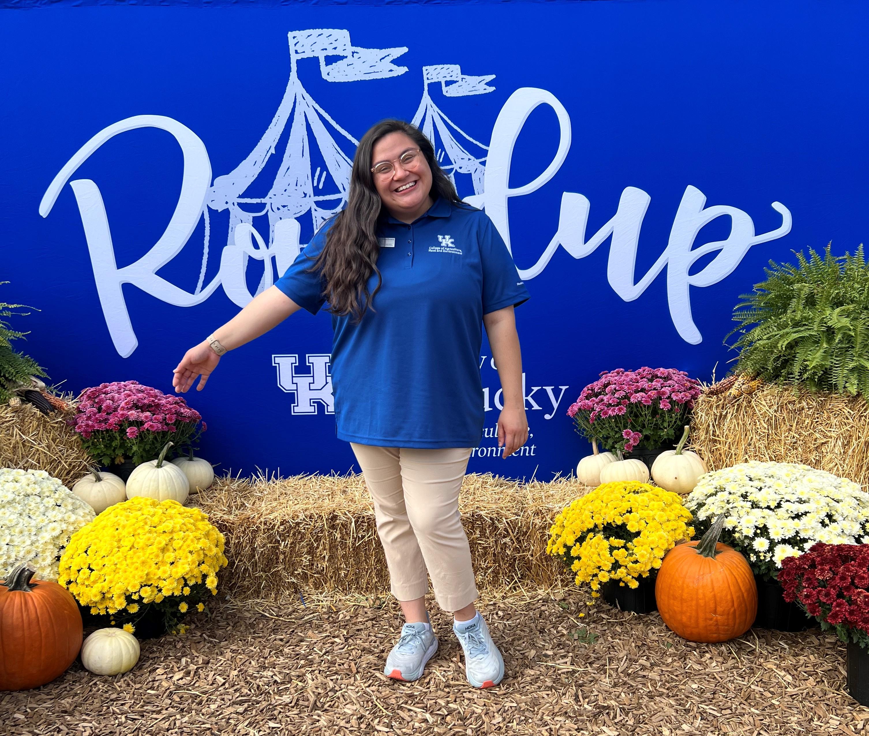 Whitney Evans served as a UK CAFE ambassador at the 2022 Roundup event.