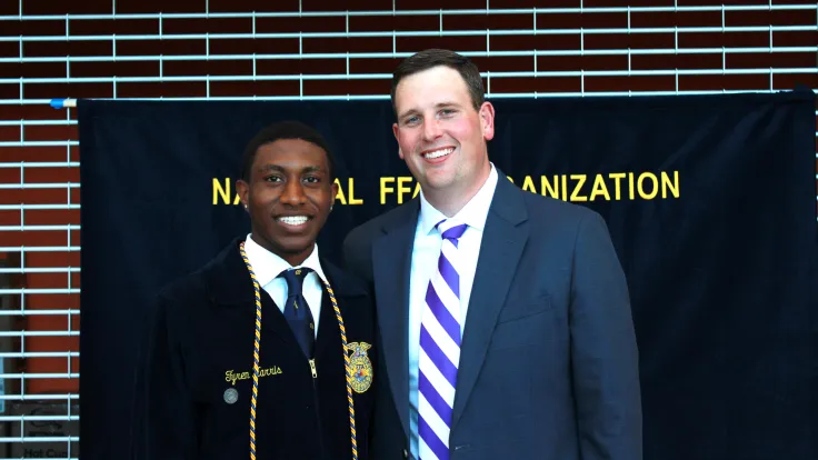 Agriculture teacher inspires KY FFA State Officer to continue education at University of Kentucky